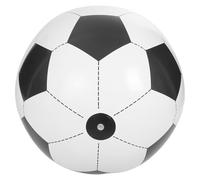 COHEALI Pallone Design in Pvc Gigante Gonfiabile Bianco da Calcio Multi-funzionale a Sgonfiamento Rapido e Giochi All'aperti per Festa Estiva sulla Spiaggia