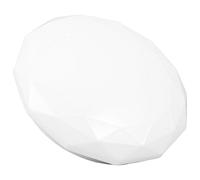 COHEALI Paralume Rotondo per Lampada da Soffitto in Plastica, Coprilampada Piastra di Base Diametro 23 Cm, Sostituzione per Plafoniera Contemporanea Camera da Letto e Soggiorno,