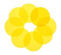 COHEALI Pellicole Colorate per Illuminazione 10 Pezzi 66mm, Fogli Trasparenti per Luci D’atmosfera e Correzione Colore, Filtri Gel per Flash Led, Effetti Luce per Fotografia, Video,