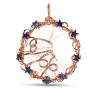 COHEALI Pendente Cristallo Trasparente Forma di e Stella per Gioielli DIY Decorazioni Uniche per Collane Bracciali ed Orecchini Charm Singolo Raffinato per Creazioni Personalizzate