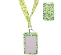 COHEALI Porta Badge Porta Tessere con Cordino Trasparente Custodia Protettiva per Tessere D’Identità e Studentesche Resistente per Ufficio Scuola e Viaggi