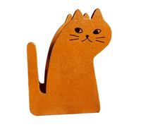 COHEALI Portanastro in Legno a Forma di Gatto Taglierina da Tavolo Dispenser per Nastro Adesivo Stabile e Decorativo Accessorio Ufficio e Casa Originale e Funzionale