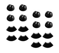 COHEALI Protezione Gambe per Mobili in Gomma ad Alta Resilienza 16 Pezzi, Coprigambe Antiscivolo per Sedie, Tavoli e Sgabelli, Protezioni Piedini Silenziose per Pavimenti, per Casa