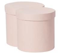 COHEALI Scatola Da 2 Pezzi Scatola Del Mazzo Scatole Da Imballaggio Composizione Floreale Sacchetti Per Imballaggio Di Fiori Bomboniere Floreali Sposa Cartone Con Coperchio Scatola Rotonda