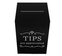 COHEALI Scatola per Mance in Acrilico Trasparente con, Cassetta per Suggerimenti e Donazioni per Bar, Ristoranti e Locali Pubblici, Contenitore Sicuro per Monete e Biglietti