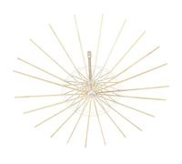 COHEALI Scheletro Ombrello di Carta in Legno di Bambù per Diy, Beige