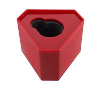 COHEALI Segnaletica per Microfono a Forma di Rombo Rosso, Accessorio in Plastica e Spugna per Microfoni da Tavolo, per Giornalisti e Trasmissioni