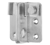 COHEALI Serratura della Porta in Acciaio Inossidabile Argento Installazione Facile e Design Semplice per Porte in Legno Principali, Blocca Porta Antintrusione Versatile