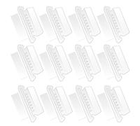 COHEALI Set 110 Pz Etichette per Cartelle Sospese in Pvc Trasparente, Linguette Piccole per Raccoglitori Portadocumenti, Inserti per Schede e Divisori Ufficio per Organizzazione Documenti