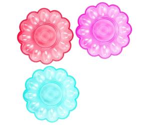 COHEALI Set 3 Pezzi Portauova in Plastica Rigida 24x3 Cm, Vassoio Multi-griglia Riutilizzabile per Conservazione Uova in Frigorifero, Dispenser Anti-crepa per Cucina e Colore Casuale