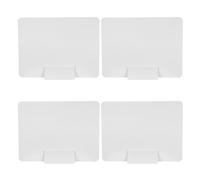 COHEALI Set 4 Divisori per Scrivania in PVC 40X30 CM con Morsetti Mobili Schermi per la Privacy Ufficio e Biblioteca Pannelli Divisori Acustici per Postazioni di Lavoro e Test