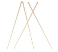 COHEALI Set 4 Pezzi Bastoni in Bambù per Supporto Stoffa Sedile Sedia Direttore, Accessori Stabile e Facili da Trasportare per Fai da Te