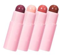 COHEALI Set 4 Rossetti Matte Lunga Durata per Donne Texture Liscia e Idratante, Colore Rosa, Materiale Olio e Cera, per Uso Quotidiano e Look Elegante Colore Casuale