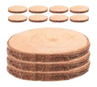 COHEALI Set 40 Pezzi di Dischetti di Legno Rotondi per Fai da Te, Materiale Sintetico Leggero, Facili da Dipingere e Scrivere, Decorazioni per Matrimoni e Artigianato Creativo