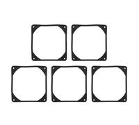 COHEALI Set da 5 Pezzi di Pad Antivibrazione per Ventola PC in Silicone Nero 120mm, Morbidi e Facili da Pulire, per Raffreddamento per Computer Durante Vacanze Estive