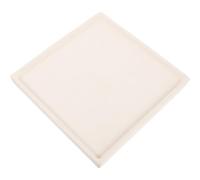 COHEALI Sottovaso in Ceramica Quadrato per Fiori e Piante da Interno, Vassoio Raccogli Gocce Spesso e Resistente, Accessorio per Giardinaggio e Protezione Superfici da Terra e Scrivania