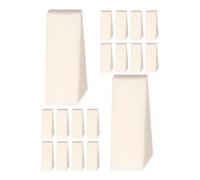 COHEALI Spugne per Unghie 20 Pezzi in Materiale Morbido per Manicure e Make Up, Adatte per Uso Bagnato e Asciutto, Colore Bianco, per Decorazioni Nail Art Gradient