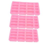 COHEALI Stampo in Silicone per Mini Mattoncini da Paesaggio 3 Pezzi, Facile da Pulire e Multiuso per Creazione di Paesaggi e Giochi di Micro Architettura Colore Casuale