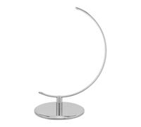 COHEALI Supporto per Mappamondo da Scrivania, Base di Ricambio per Globo, Argento, Legno, 37x25x17,5cm, Rotazione Fluida, Installazione Facile, per Modelli di Mappamondo da Aula, Studenti