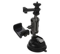 COHEALI Supporto per Telecamera da Auto a Ventosa Staffa Regolabile, Base in Plastica Tecnica Compatibile Action Cam e Smartphone, Montaggio Stabile per Riprese su Cruscotto e Parabrezza