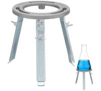 COHEALI Supporto Treppiede Regolabile in Alluminio per Becher da Laboratorio Sostegno Riscaldamento Sperimentale Stand Sollevabile per Esperimenti Chimici e Didattici