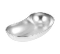 COHEALI Vassoio in Acciaio Inox Forma a Rene, Facile da Pulire e Anti-caduta, per Piccoli Interventi Medici e Odontoiatrici