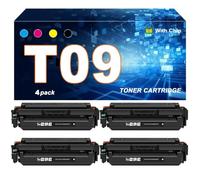 Coheritrix Cartucce toner T09 ad alta capacità, per stampe nitide | compatibili con le stampanti per Canon i-SENSYS X C1127i C1127iF C1127P, imageCLASS X LBP1127C, X MF1127C,Black-1 set