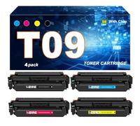Coheritrix Cartucce toner T09 ad alta capacità, per stampe nitide | compatibili con le stampanti per Canon i-SENSYS X C1127i C1127iF C1127P, imageCLASS X LBP1127C, X MF1127C,4Color-1 set