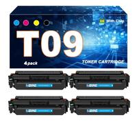 Coheritrix Cartucce toner T09 ad alta capacità, per stampe nitide | compatibili con le stampanti per Canon i-SENSYS X C1127i C1127iF C1127P, imageCLASS X LBP1127C, X MF1127C,Cyan-1 set