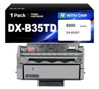 Coheritrix Cartuccia toner ad alta capacità DX-B35TD di ricambio per stampanti per Sharp DX-B352P, facile da installare e utilizzare, con chip