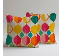 Cohnpjng Copricuscini Divano 60×60 cm, Federe Lino Cuscini per Divano Soggiorno, set 4 Cuscini da Esterno per Decorazioni Casa Cerniera Nascosta Stampa Doppia Faccia, Astratto Semplicità 1 C0F-1045