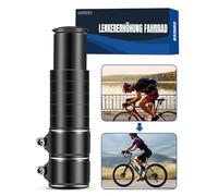COICER Rialzo manubrio bicicletta, manubrio 28,6 mm/13,6 × 2,86 cm, aumento del manubrio della bicicletta per la salute, manubrio della bicicletta, in alluminio per MTB, bici da strada, bici da città
