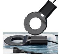 COICOTTC Sbrinatore per stagno da 500 Watt con termostato, riscaldatore sommergibile in alluminio pressofuso per bagnetto per uccelli, acqua riscaldata per pollo, cavo di alimentazione da 2,5 m