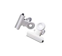 Coideal 30 Pack bianco piccolo Bulldog Hinge Clip Metal Binder Clips (22mm)