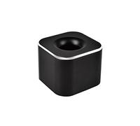 Coideal metallo mini portapenne in alluminio per spazzolino denti da scrivania sigarette ufficio, nero
