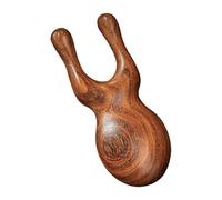 Coie da parrucchiere in legno di sandalo pettine in legno naturale, pettine da massaggio per capelli, cresta in legno antistatico | Legno di Hirrel con manico ergonomico, pettine a faccia per la cura