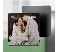 Coiisovd Magnete da Frigorifero con Album Musicale Personalizzato，lettore musicale personalizzabile con foto, compleanno San Valentino Natale canzone spotify regalo