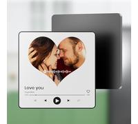 Coiisovd Magnete da Frigorifero con Album Musicale Personalizzato，lettore musicale personalizzabile con foto, compleanno San Valentino Natale canzone spotify regalo