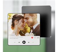 Coiisovd Magnete da Frigorifero con Album Musicale Personalizzato，lettore musicale personalizzabile con foto, compleanno San Valentino Natale canzone spotify regalo