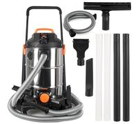 COIL Aspiratore per laghetto, aspiratore per fango, aspirapolvere per piscina, detergente per laghetti, serbatoio (35 l), potenza di aspirazione: 18 KPa, pompa di drenaggio 600 W, 1400 W