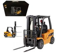COIL Carrello elevatore radiocomandato (RC) Mini Veicolo, Carrello portante telecomandato, Modello 1577H, 1:10, Carico fino a 2,5 kg, Frequenza: 2,4 GHz, Giallo