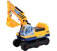 COIL Escavatore per Bambini con Sedile, Veicolo senza Pedali con Due Pale Diverse - Giocattolo per i Più Piccoli - Escavatore Per Bambini - Escavatore Giocattolo Per Bambini