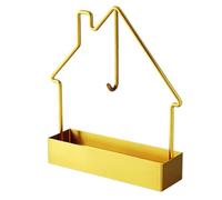 Coil Holder - Decorative House-Shaped Iron Incense Burner With Han | Built-In Hanging Hook & Safe Ash Collection - Equipped With An Interior Suspension Hook To Hold Incense Coils Securely