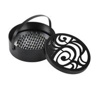 Coil Holder - Portable Storage Box With Lid | Fly Coil Holder Incense Burner | Metal Construction, Rust-Proof, Compact Design, Easy To Use, Garden Patio Backyard Lawn Camping Picni