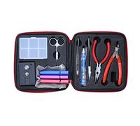 Coil Jig - Kit per la costruzione di bobine - Set di attrezzi fai da te - Compreso (Coil Jig V2, Ohm Meter, Pinze diagonali, Forbici, Cacciavite, Ceramica/Gomito, Caso)
