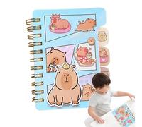 Coil Notebook - Capybara Student Design, simpatica funzione di cancelleria | Bobina creativa per bambini e ragazze, scrittura portatile per scuola, viaggi, lavoro e tutti i giorni N