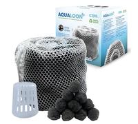 COIL Palline filtranti Pool Blue - Filtro acqua ecologico riutilizzabili, compatibili con filtri tipo VI Bestway e Intex tipo S1, riduce i batteri 40 g, 20 pezzi (nero)