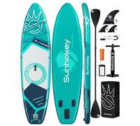 COIL SUP board - Set di tavole SUP gonfiabili, set completo, custodia impermeabile per cellulare, stabile, leggera, con paletta, con pompa, accessori (blu, 335 x 86 x 15 cm)