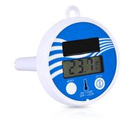 COIL Termometro digitale impermeabile per piscina con display LCD, termometro galleggiante wireless per piscina, spa, acquario e vasca da bagno, blu