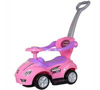 COIL Veicoli per Bambini, Auto Giocattolo, Camminatore, Auto in Plastica, Passeggino, Auto, per Bambini Oltre 12 Mesi - Design 3 in 1 - Macchina Per Bambini a Spinta - Macchine Per Bambini (Rosa)